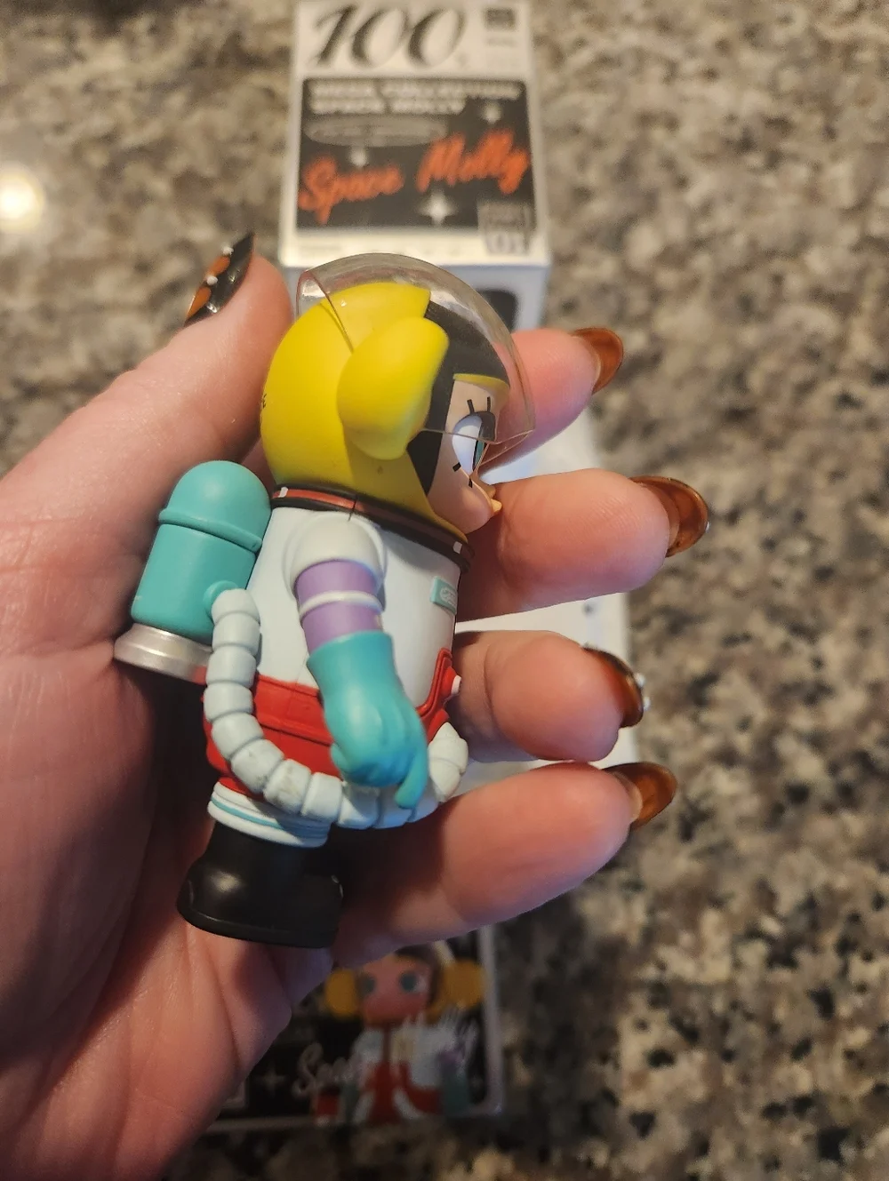 Pop Mart Mega Space Molly Series 1 Little Painter Molly Vinyl Blind Box Figure
